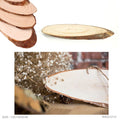 Wooden Slice Oval 12-14X25Cm (Wso1214)