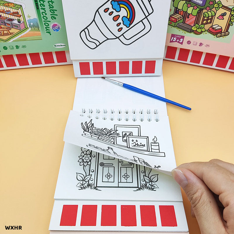 Magic Watercolour Drawing Book - 20 Sheets