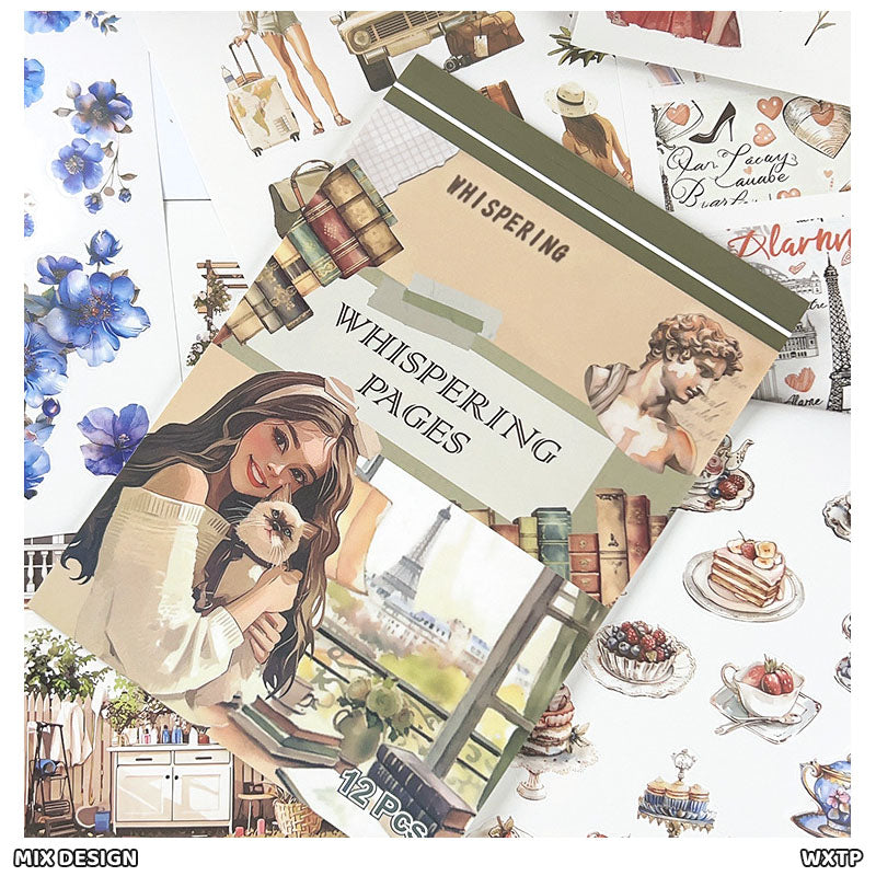 A5 Journal Sticker Book - 12 Sheets