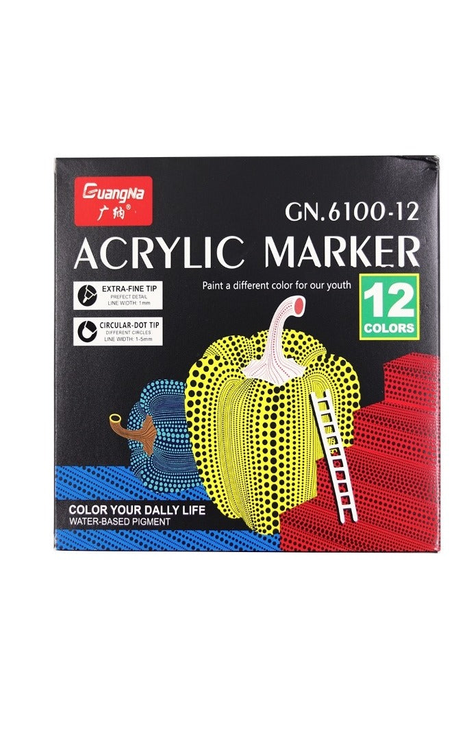 Acrylic Paint Marker 1000-12 | INKARTO