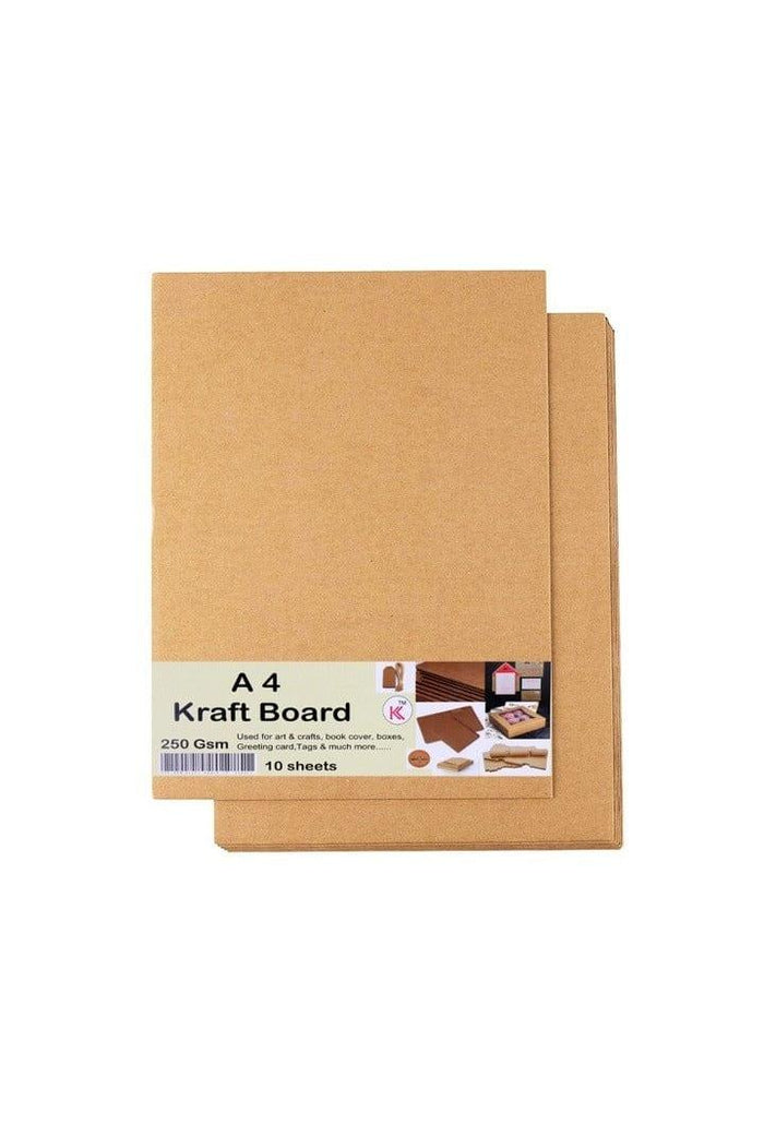 A4 Kraft Board 10 Sheet 250Gsm A4Kb10 | INKARTO