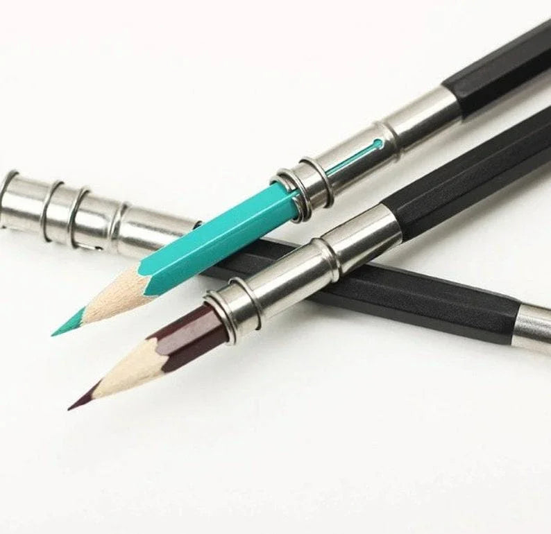 Pencil Extender/Lengthener with Metal Heads