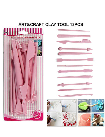 Art Clay Tool 12Pcs A6417 Raw4285 | INKARTO