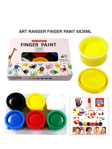 Art Ranger Finger Paint 6X35Ml Raw-521 Rfc0635-2 | INKARTO
