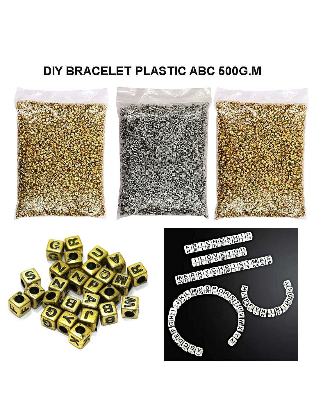 Diy Bracelet Plastic Abc 500G.M Dbplas500Gm | INKARTO