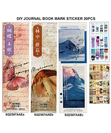Diy Journal Book Mark 30Pcs 311 Sq2307Aae | INKARTO