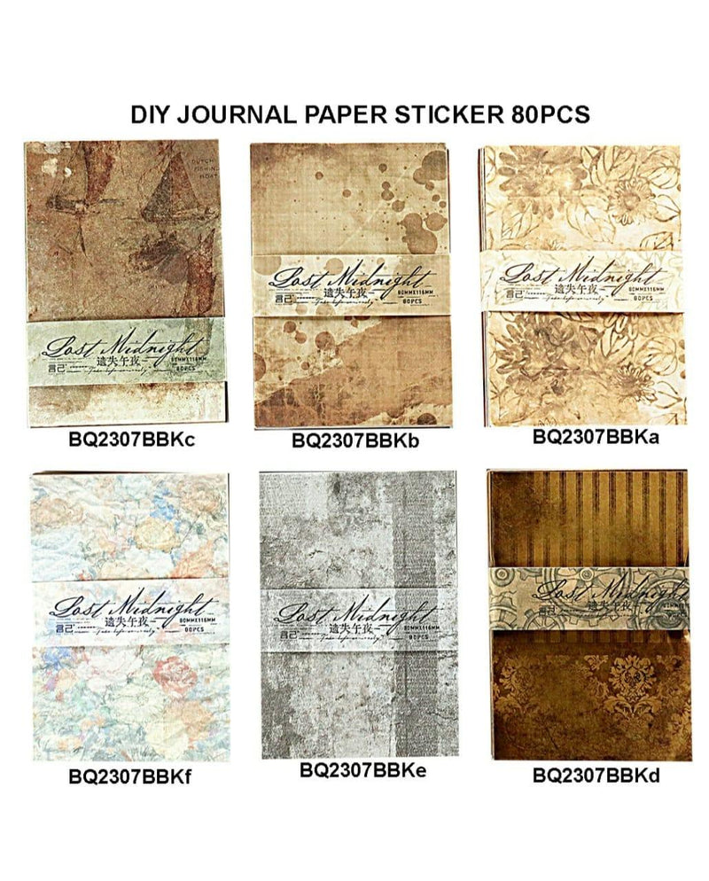 Diy Journal Paper 80Pcs 174 Bq2307Bbk | INKARTO