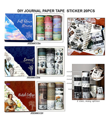 Diy Journal Paper Tape 20Pcs 301 Jd2308Ccd | INKARTO