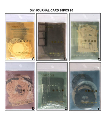 Diy Journal Card 20Pcs 90 Bq2208K | INKARTO