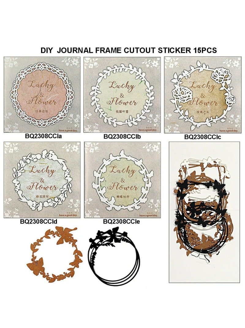 Diy Journal Frame Cutout 15Pcs 270 Bq2308Cci | INKARTO