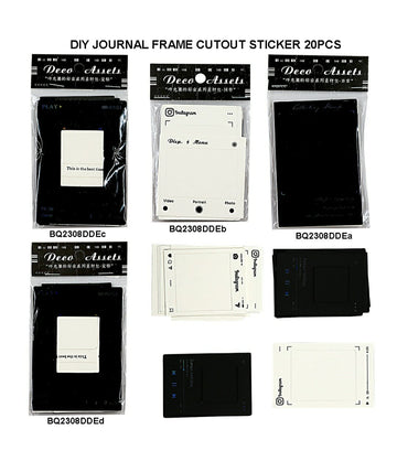 Diy Journal Frame Cutout 20Pcs 196 Bq2308Dde | INKARTO