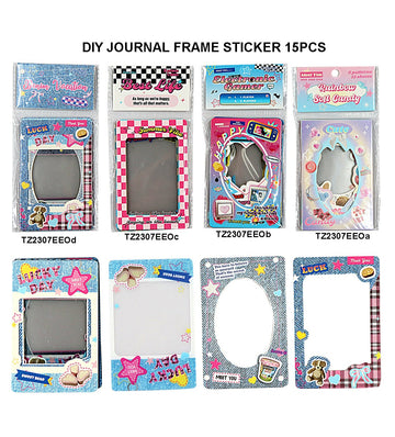 Diy Journal Frame Sticker 15Pcs 182 Tz2307Eeo | INKARTO