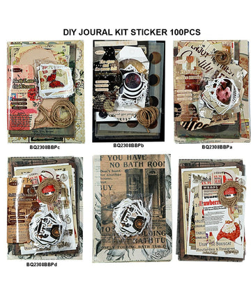 Diy Journal Kit 100Pcs 198 Bq2308Bbp | INKARTO