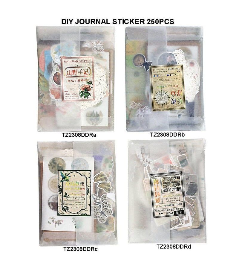 Diy Journal Kit 250Pcs 261 Tz2308Ddr | INKARTO