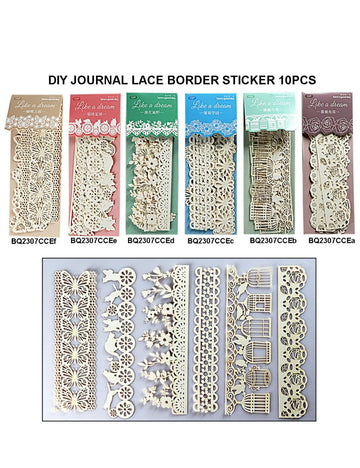 Diy Journal Lace Border 10Pcs 159 Bq2307Cce | INKARTO