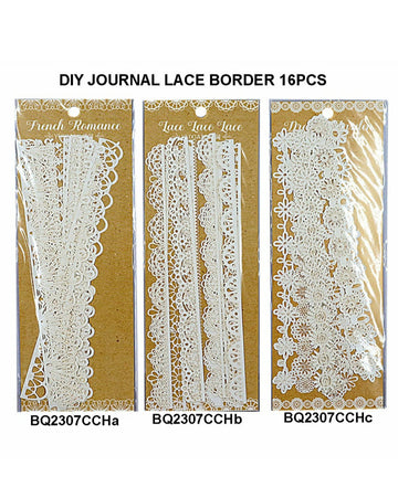 Diy Journal Lace Border 16Pcs 160 Bq2307Cch | INKARTO