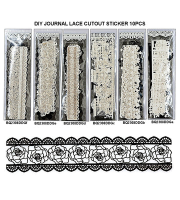 Diy Journal Lace Cutout 10Pcs 255 Bq2308Ddg | INKARTO