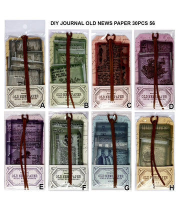 Diy Journal Old News Paper 30Pcs 56 Tz2303Wwj | INKARTO