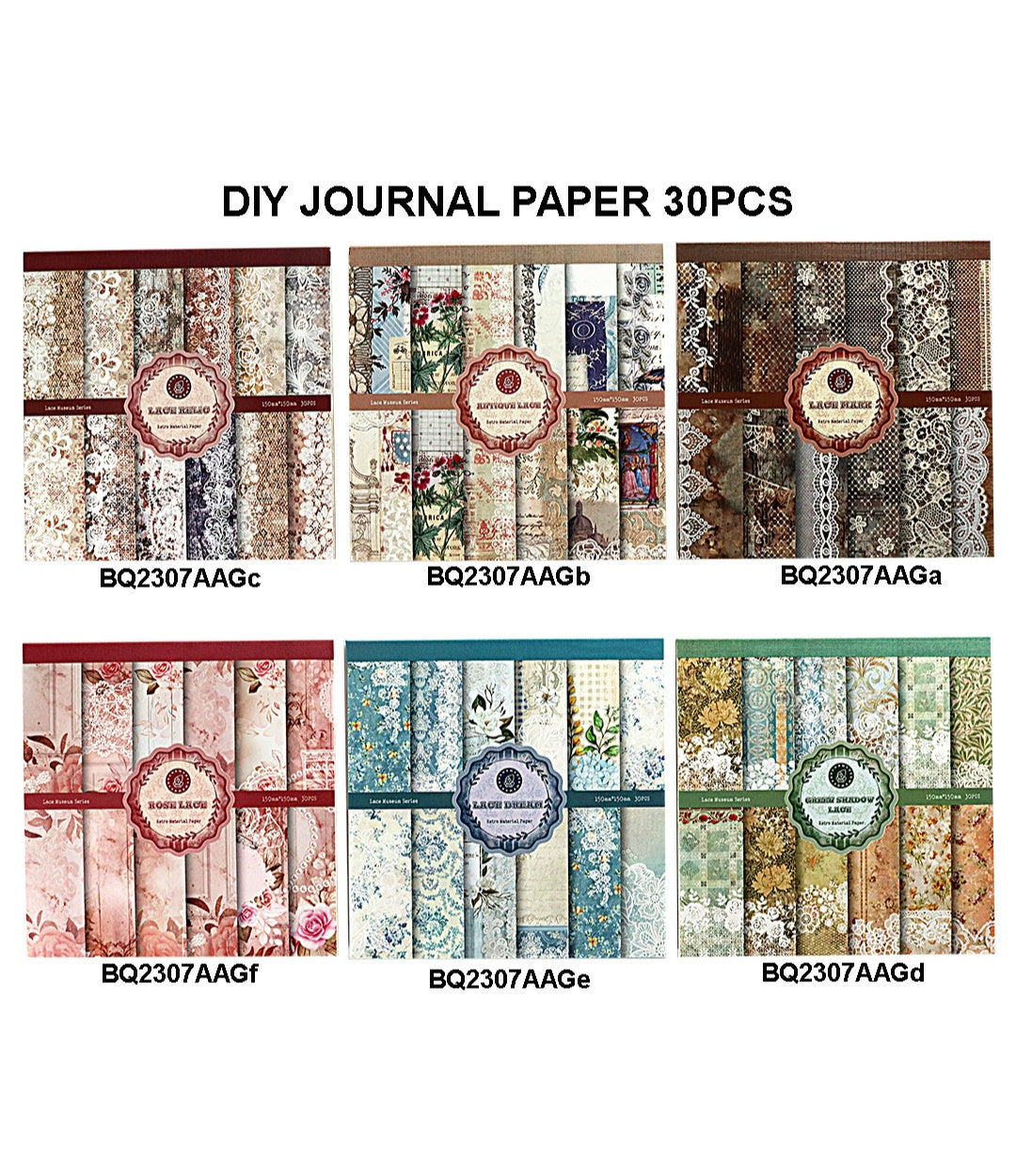 Diy Journal Paper 30Pcs 155 Bq2307Aag | INKARTO