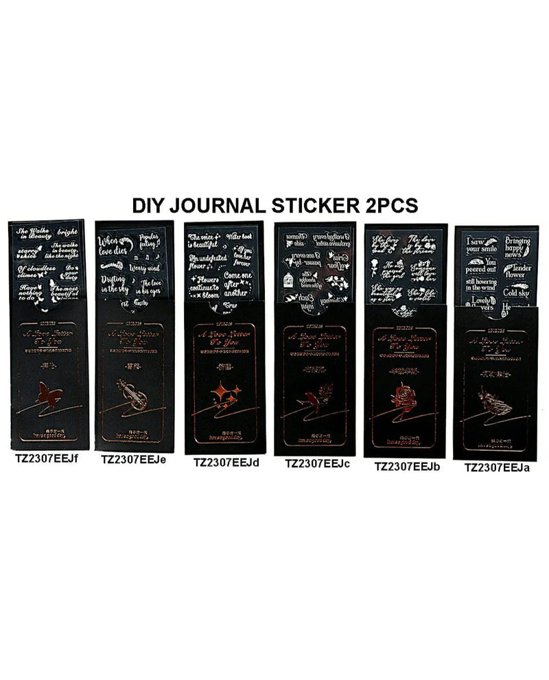 Diy Journal Sticker 2Pcs 179 Tz2307Eej | INKARTO