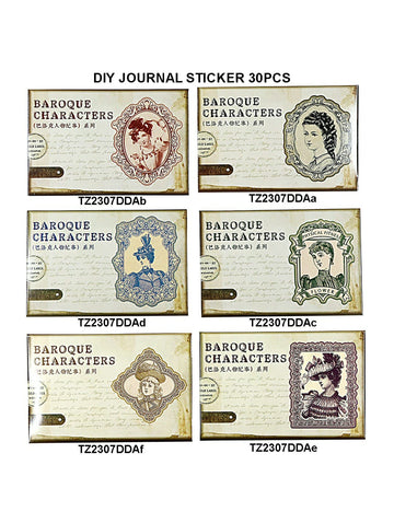Diy Journal Sticker 30Pcs 310 Tz2307Dda | INKARTO