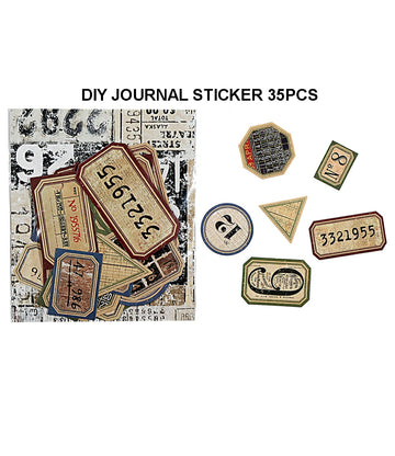 Diy Journal Sticker 35Pcs 288 Tz2308Aac | INKARTO
