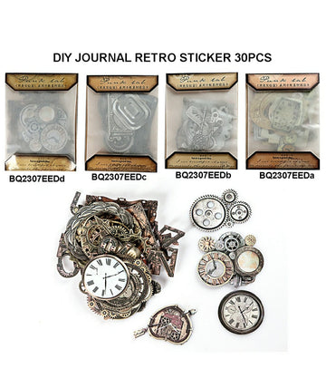 Diy Journal Retro Sticker 30Pcs 192 Bq2307Eed | INKARTO