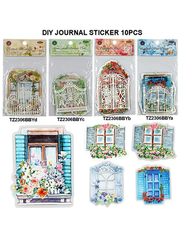 Diy Journal Sticker 10Pcs 134 Tz2306Bby | INKARTO