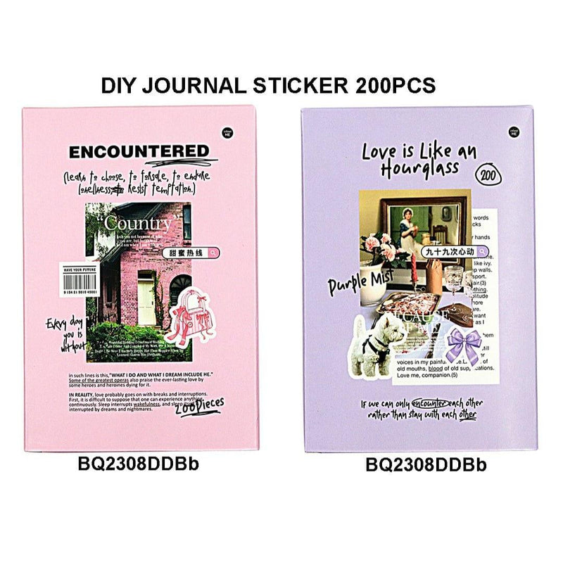 Diy Journal Sticker 200Pcs 334 Bq2308Ddb | INKARTO