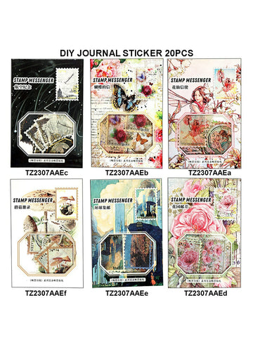 Diy Journal Sticker 20Pcs 307 Tz2307Aae | INKARTO
