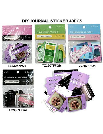 Diy Journal Sticker 40Pcs 215 Tz2307Ffq | INKARTO