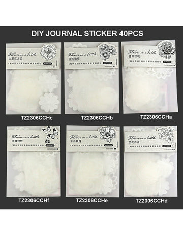 Diy Journal Sticker 40Pcs 231 Tz2306Cch | INKARTO