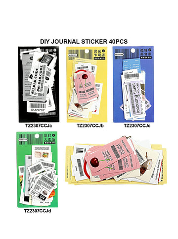 Diy Journal Sticker 40Pcs 274 Tz2307Ccj | INKARTO