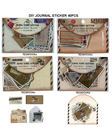 Diy Journal Sticker 40Pcs 275 Tz2307Cck | INKARTO
