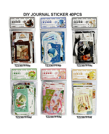 Diy Journal Sticker 40Pcs 283 Tz2307Ffa | INKARTO