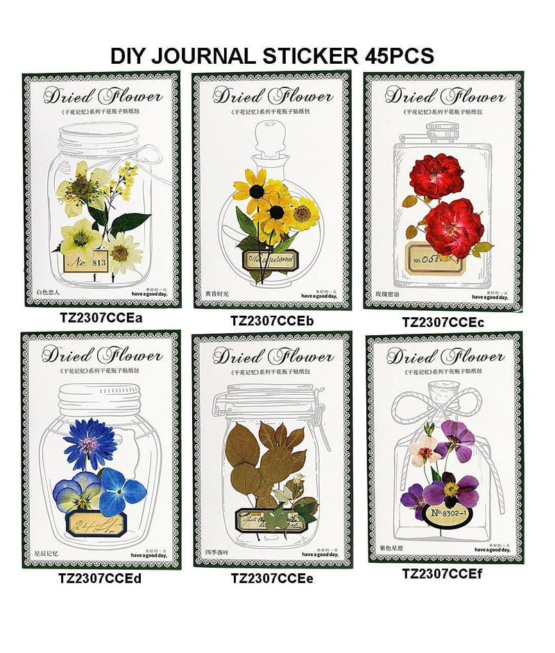 Diy Journal Sticker 45Pcs 272 Tz2307Cce  | INKARTO