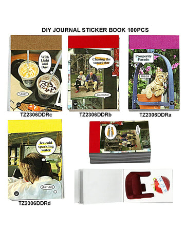Diy Journal Sticker Book 100Pcs 250 Tz2306Ddr | INKARTO