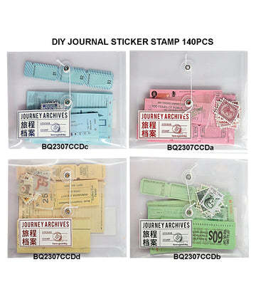 Diy Journal Sticker Stamp 140Pcs 165 Bq2307Ccd | INKARTO