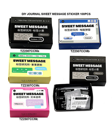 Diy Journal Sweet Message Sticker 100Pcs 262 Tz2307Ccm | INKARTO