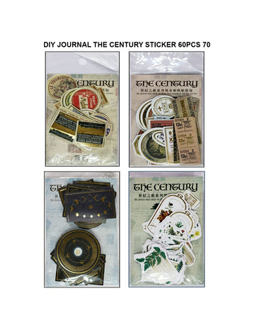 Diy Journal The Century Sticker 60Pcs 70 Tz2302Aaf | INKARTO