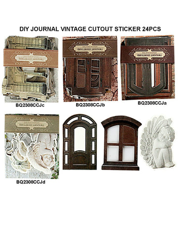 Diy Journal Vintage Cutout 24Pcs 200 Bq2308Ccj | INKARTO