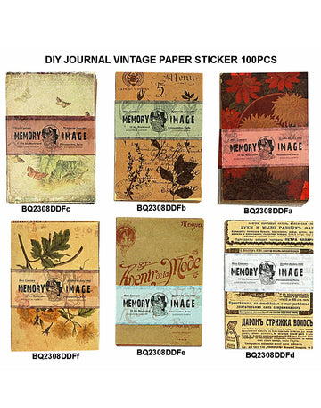 Diy Journal Vintage Paper 100Pcs 197 Bq2308Ddf | INKARTO