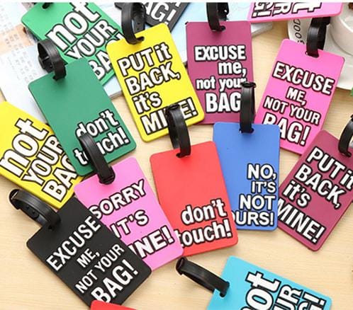 Silicon Luggage Tag - pack of 1