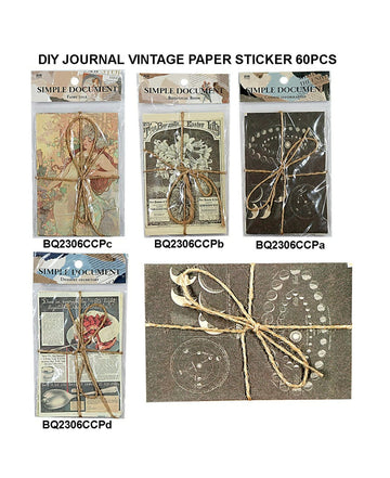 Diy Journal Vintage Paper 60Pcs 145 Bq2306Ccp | INKARTO