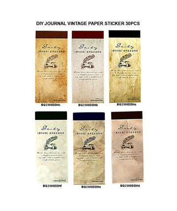 Diy Journal Vintage Paper Book 30Pcs 186 Bq2308Ddh | INKARTO