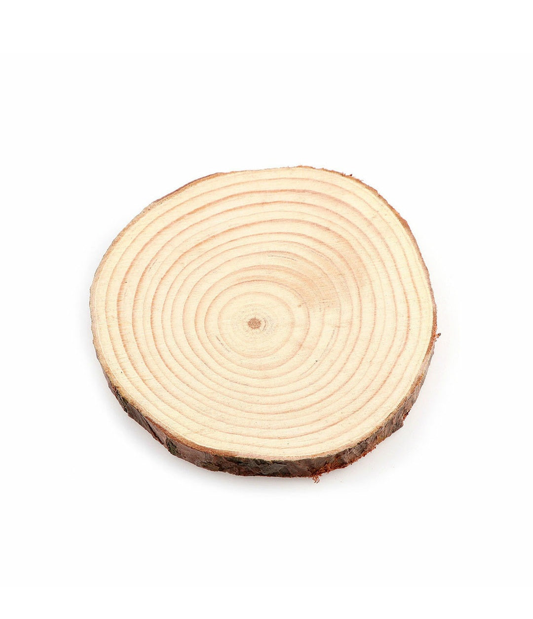 Diy Wooden Round 12-13X1Cm Raw1001 | INKARTO