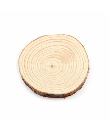 Diy Wooden Round 12-13X1Cm Raw1001 | INKARTO