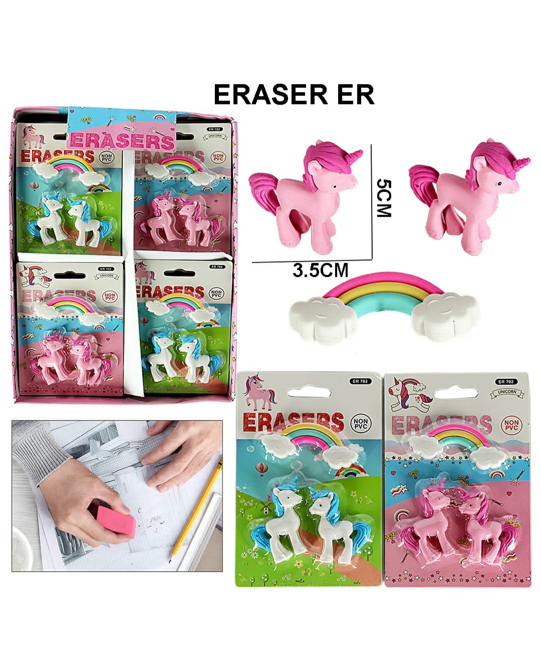 Eraser Er-702 Raw1651-8 | INKARTO