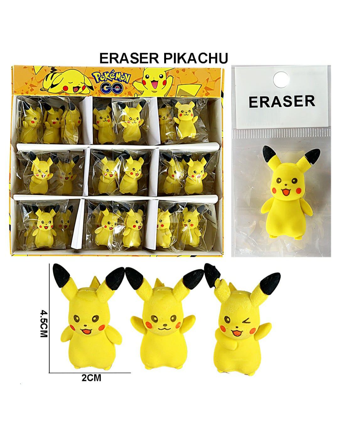 Eraser Pikachu 5222 | INKARTO
