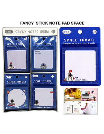 Fancy Sticky Note Pad Space Syk0029 | INKARTO